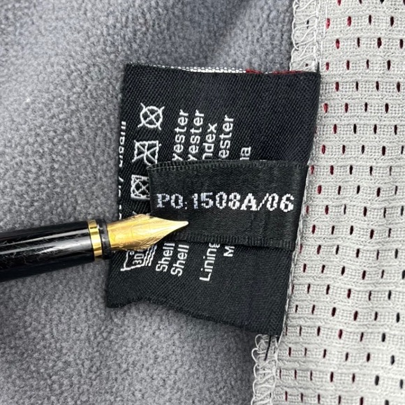 K-Way‎ Expedition Jacket Women S Red Gray Technical Full Zip Softshell - Picture 8 of 14